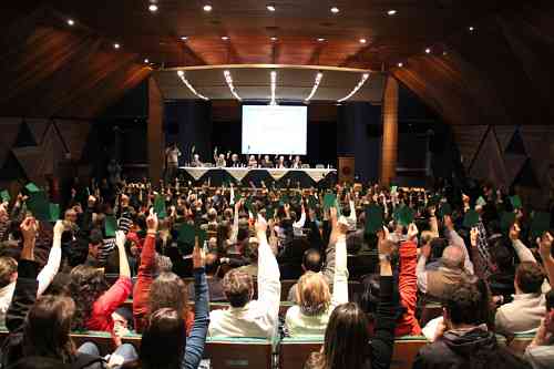 Divulga&ccedil;&atilde;o/AMP - <i> Mais de mil profissionais participaram da assembleia de ontem, segundo a AMP</i>