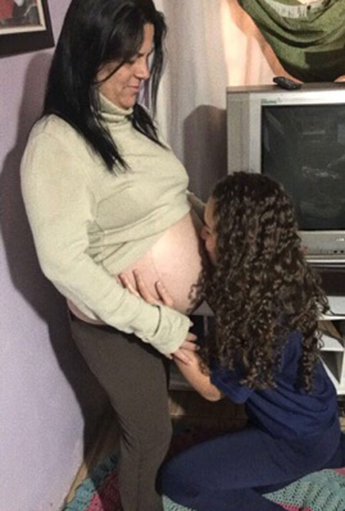 Arquivo Pessoal - A mãe, Maira, com a filha, Tiffany.