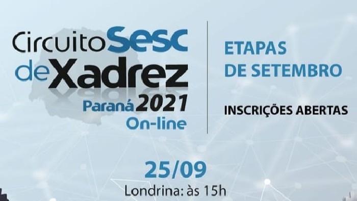 Circuito Sesc de Xadrez on-line - Sesc Paraná