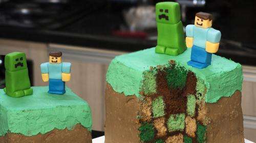 Como fazer um bolo Minecraft 