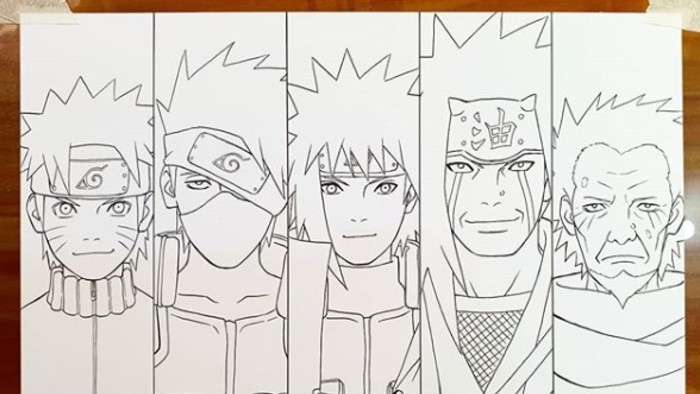 Curso de Desenho PRO!  Naruto sketch drawing, Naruto sketch