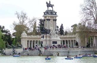 Reprodução - Madrid/Espanha - Paque del retiro Reprodução - Madrid/Espanha - Paque del retiro