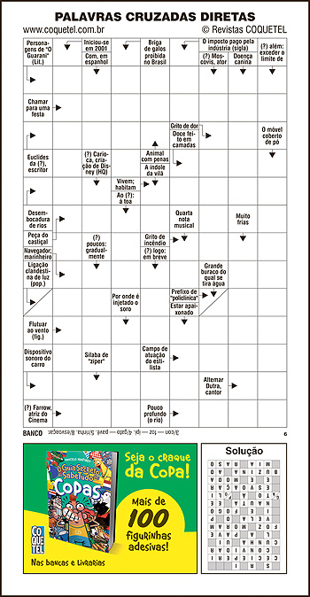 Palavras Cruzadas Diretas