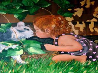 Quadro da artista plástica Neiva Passuello.