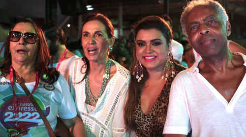 Reprodução/Instagram - Preta Gil com os pais no Carnaval 2015 Reprodução/Instagram - Preta Gil com os pais no Carnaval 2015