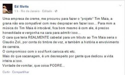 Reprodução/Facebook Reprodução/Facebook