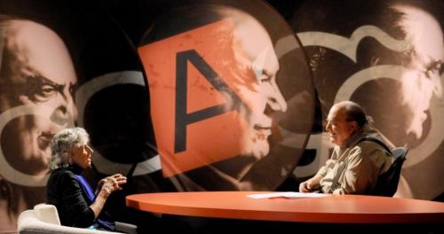 Divulgação/TV Cultura - A fotógrafa inglesa Maureen Bissilliat foi uma das convidadas do programa do dramaturgo na TV Cultura Divulgação/TV Cultura - A fotógrafa inglesa Maureen Bissilliat foi uma das convidadas do programa do dramaturgo na TV Cultura