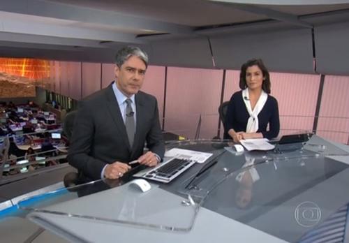 Reprodução/Globo - 'Jornal Nacional' apresentou novos ângulos Reprodução/Globo - 'Jornal Nacional' apresentou novos ângulos