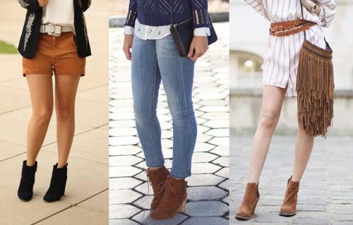 calça jeans com botinha cano curto