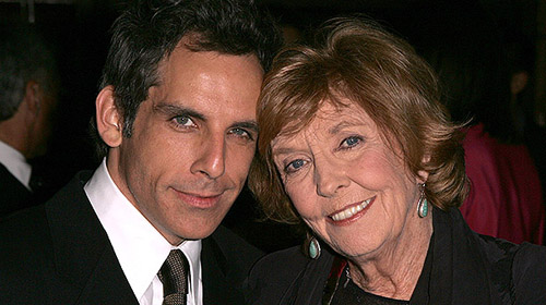 Getty Images - Ben Stiller e a mãe Anne Meara Getty Images - Ben Stiller e a mãe Anne Meara