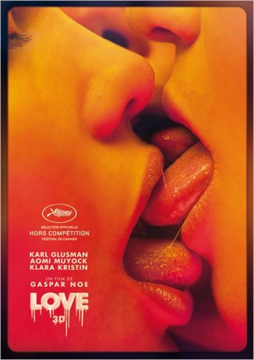 Divulgação - Pôster do filme 'Love', de Gaspar Noé Divulgação - Pôster do filme 'Love', de Gaspar Noé