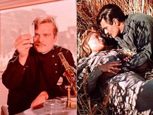 Divulgação - Omar Sharif no filme 'Doutor Jivago' (1965), com Julie Christie; e sozinho Divulgação - Omar Sharif no filme 'Doutor Jivago' (1965), com Julie Christie; e sozinho