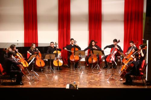 Divulgação/FML - Orquestra de 'cellos' volta a se apresentar nesta Noite de Gala