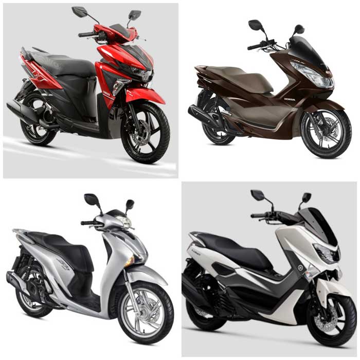 Divulgação - Yamaha NEO 152, Honda PCX, Honda SH 150i e Yamaha NMax 160 ABS