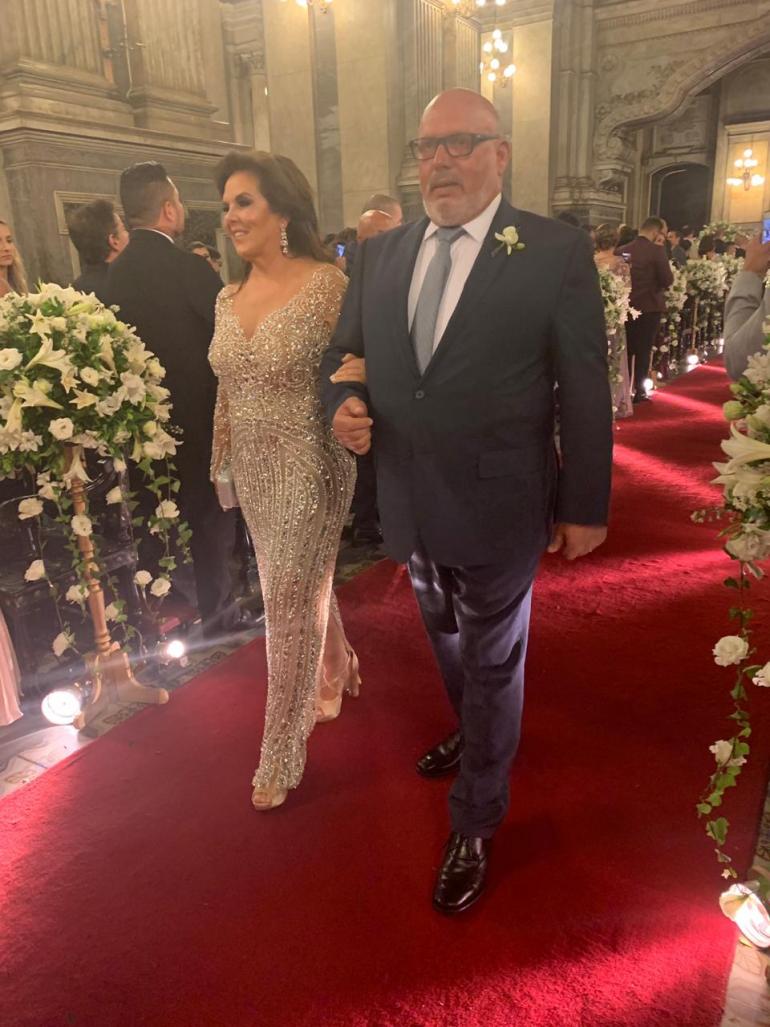 Arquivo Pessoal e Divulgação - Os pais da noiva, Vera Barbosa e Sergio Bahls