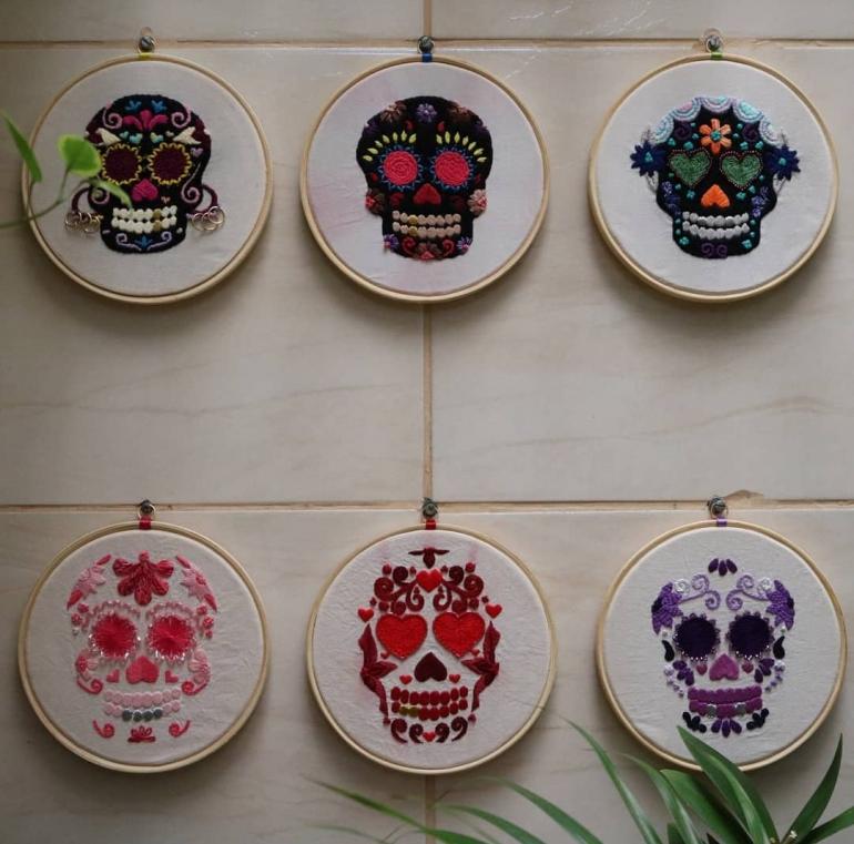 Divulgação/Val Manualidades - Bordados feitos por Valéria Dantas Divulgação/Val Manualidades - Bordados feitos por Valéria Dantas