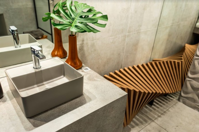Divulgação - O monocomando deve ser especificado durante a obra do banheiro pois requer água quente e fria Divulgação - O monocomando deve ser especificado durante a obra do banheiro pois requer água quente e fria