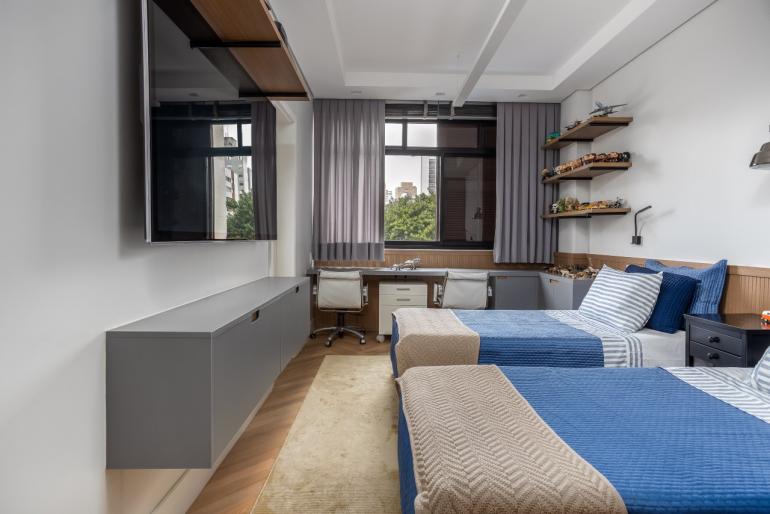 JP Image - Segundo os profissionais do Studio Davini Castro, camas de solteiro permitem mais tipos de posicionamento.