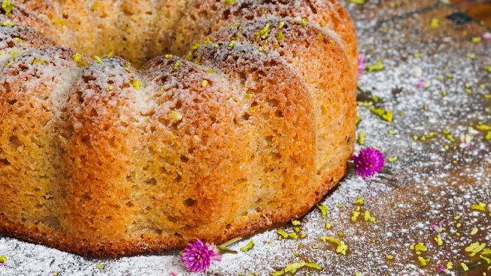 Receita de bolo low carb de lim�o siciliano, am�ndoas e cranberry