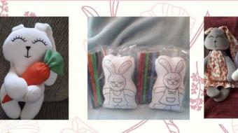 Feira comercializa decora��es de p�scoa